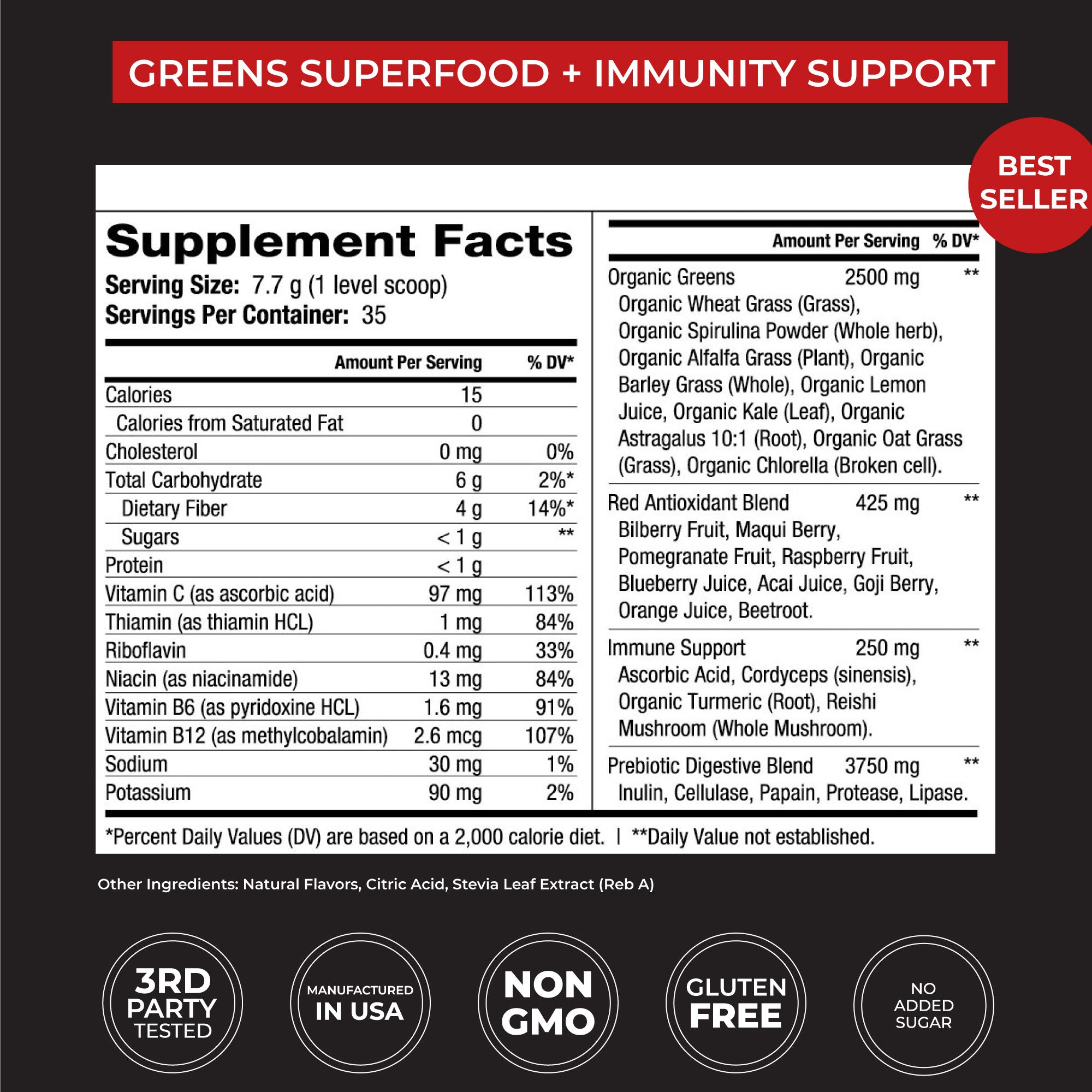 Greens Superfood powder + immune