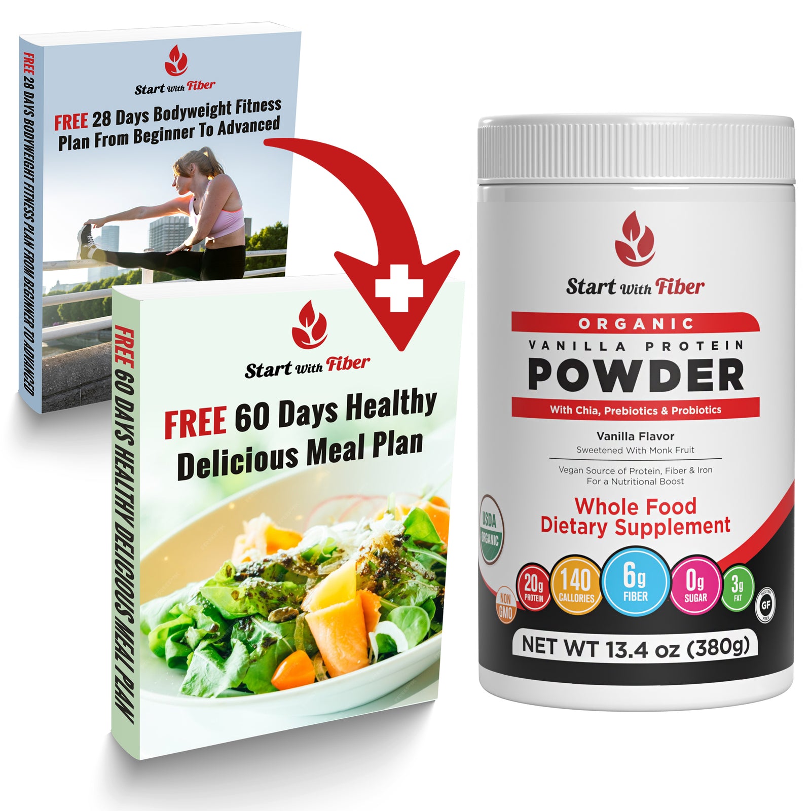 Organic Protein Powder Plant-Based Vegan